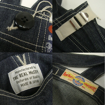 U.S.NAVY DENIM OVERALLS Jr.BLOG2 スリーエイト｜ウエアハウス,Lee